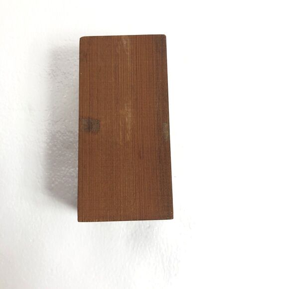 Vintage English Leather Cologne Box Collectible Wooden Storage Box Bathroom Deco - Picture 6 of 8